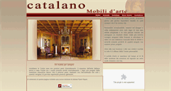 Desktop Screenshot of catalanomobili.it